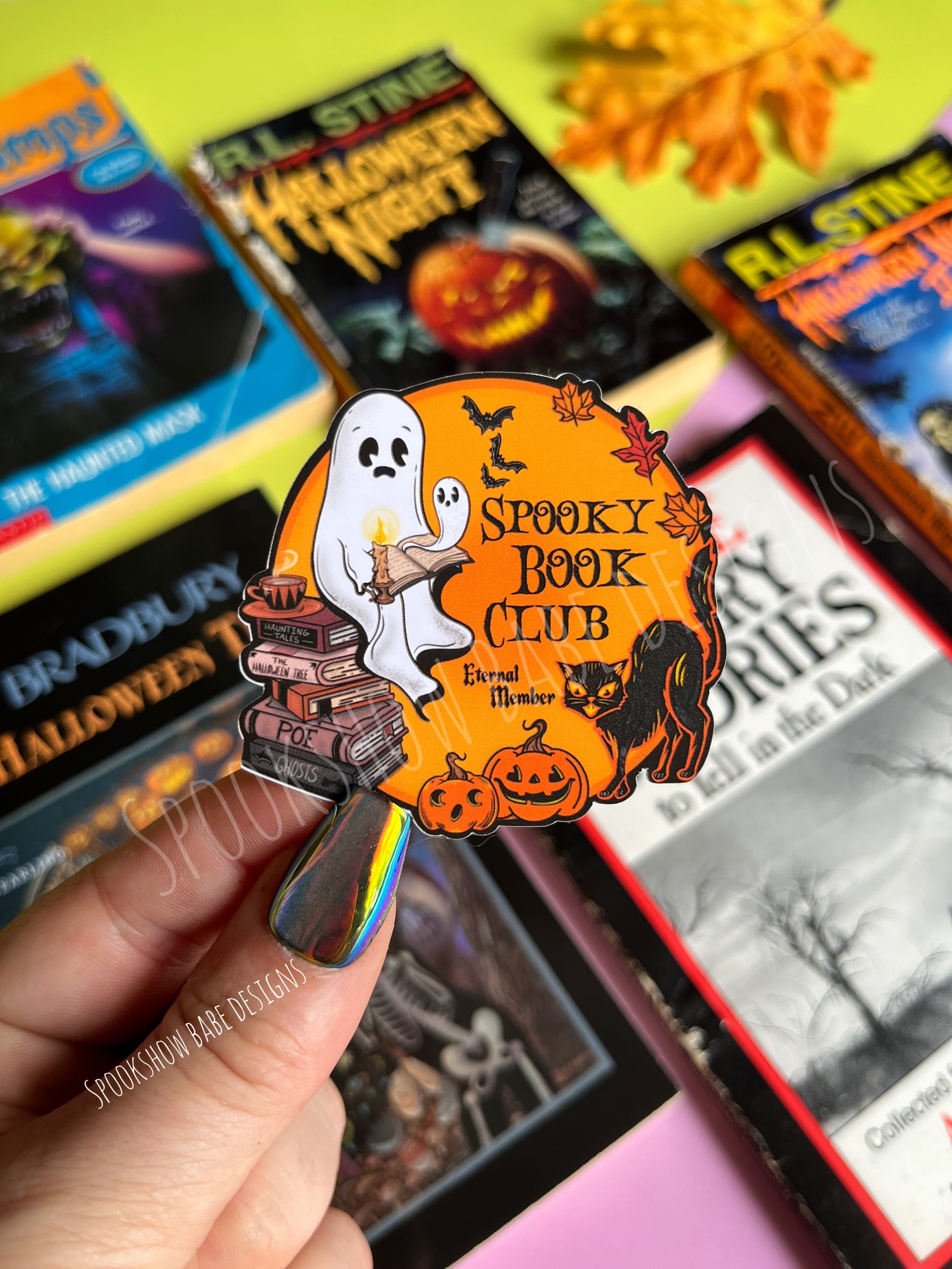 Spooky Book Club Sticker