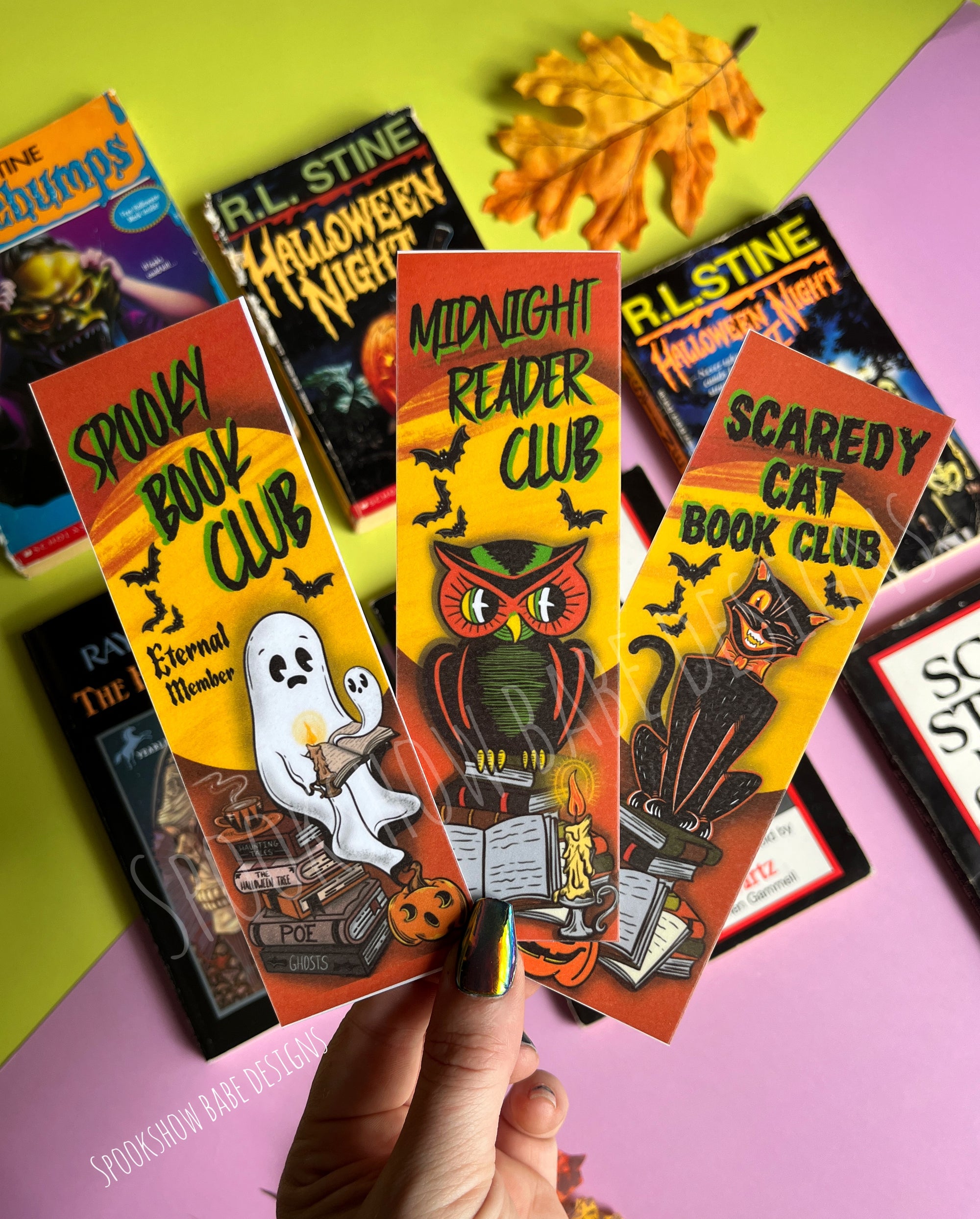 Scaredy Cat Book Club Bookmark