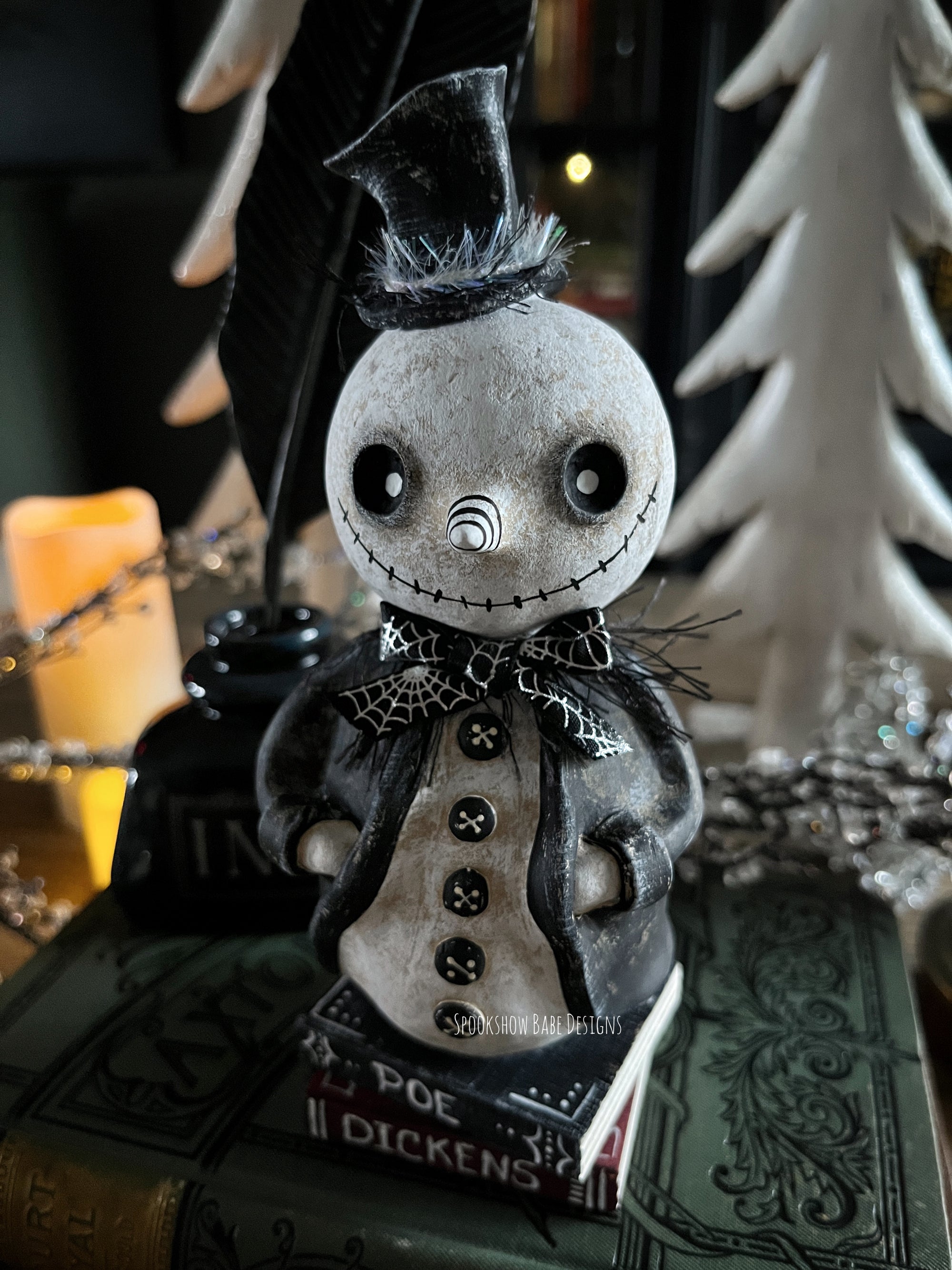 Victorian Snowman- A Poe Christmas