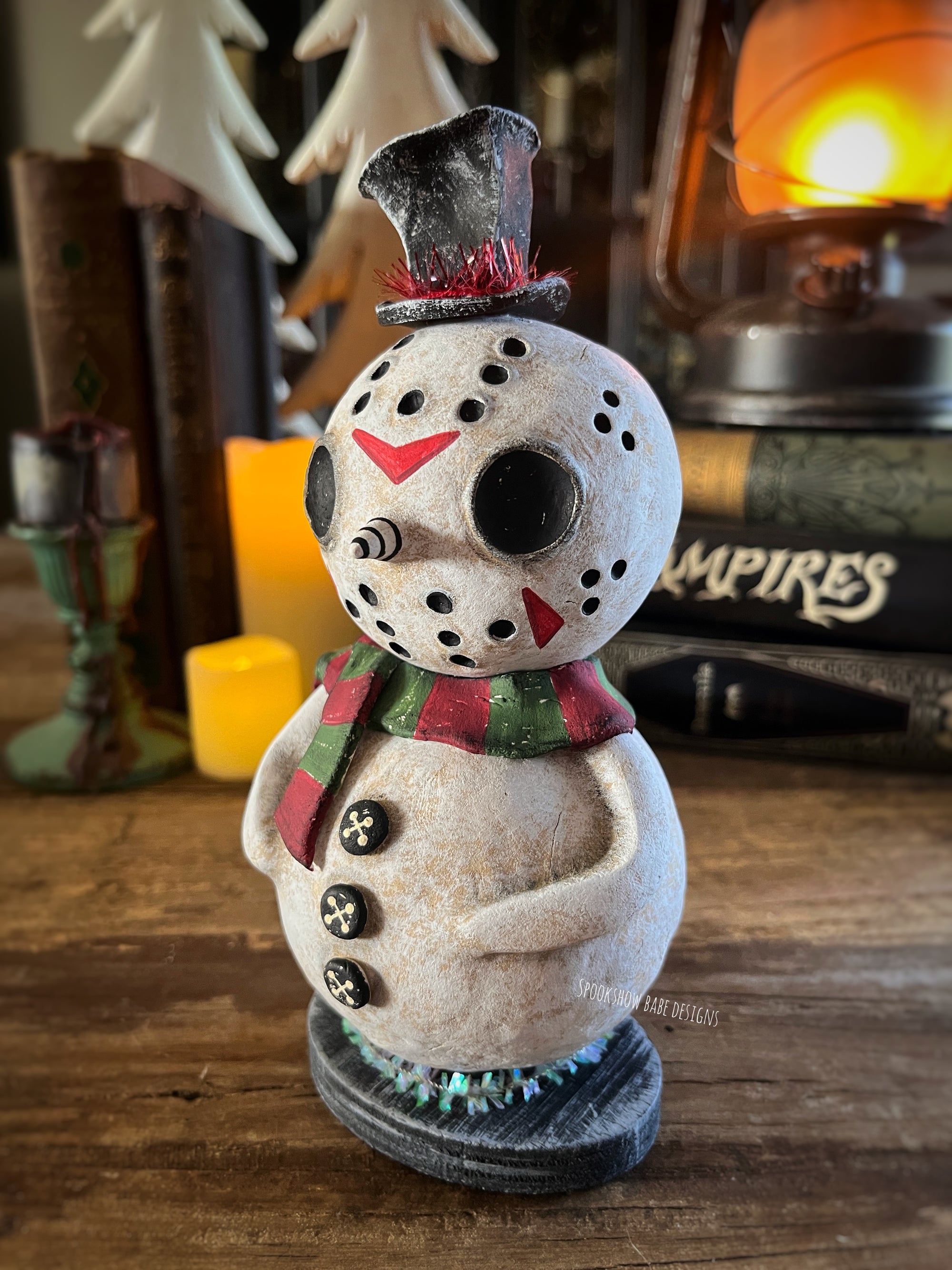 Snowman Slasher with Festive Freddy Scarf