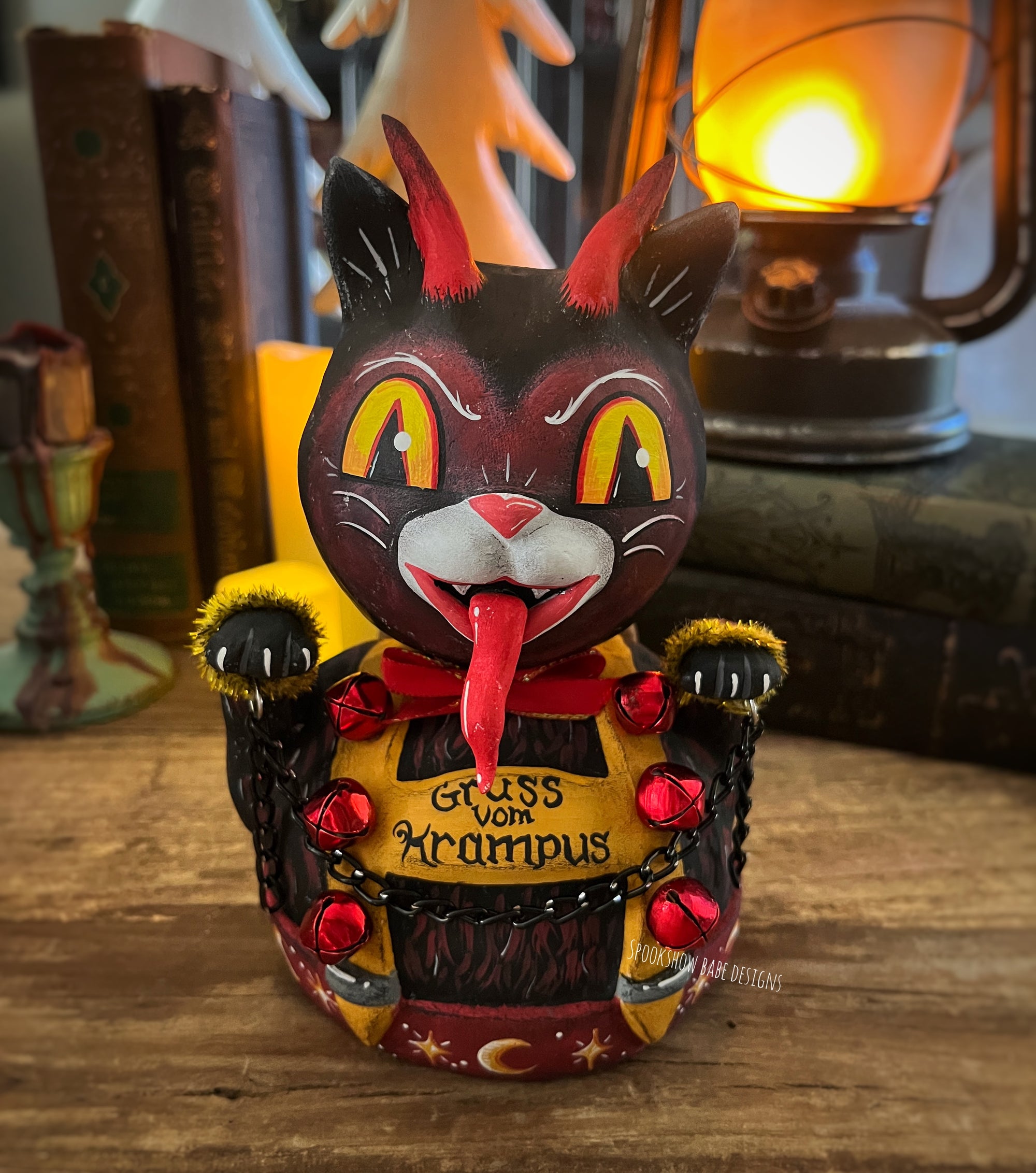 Krampus Kitty Bust