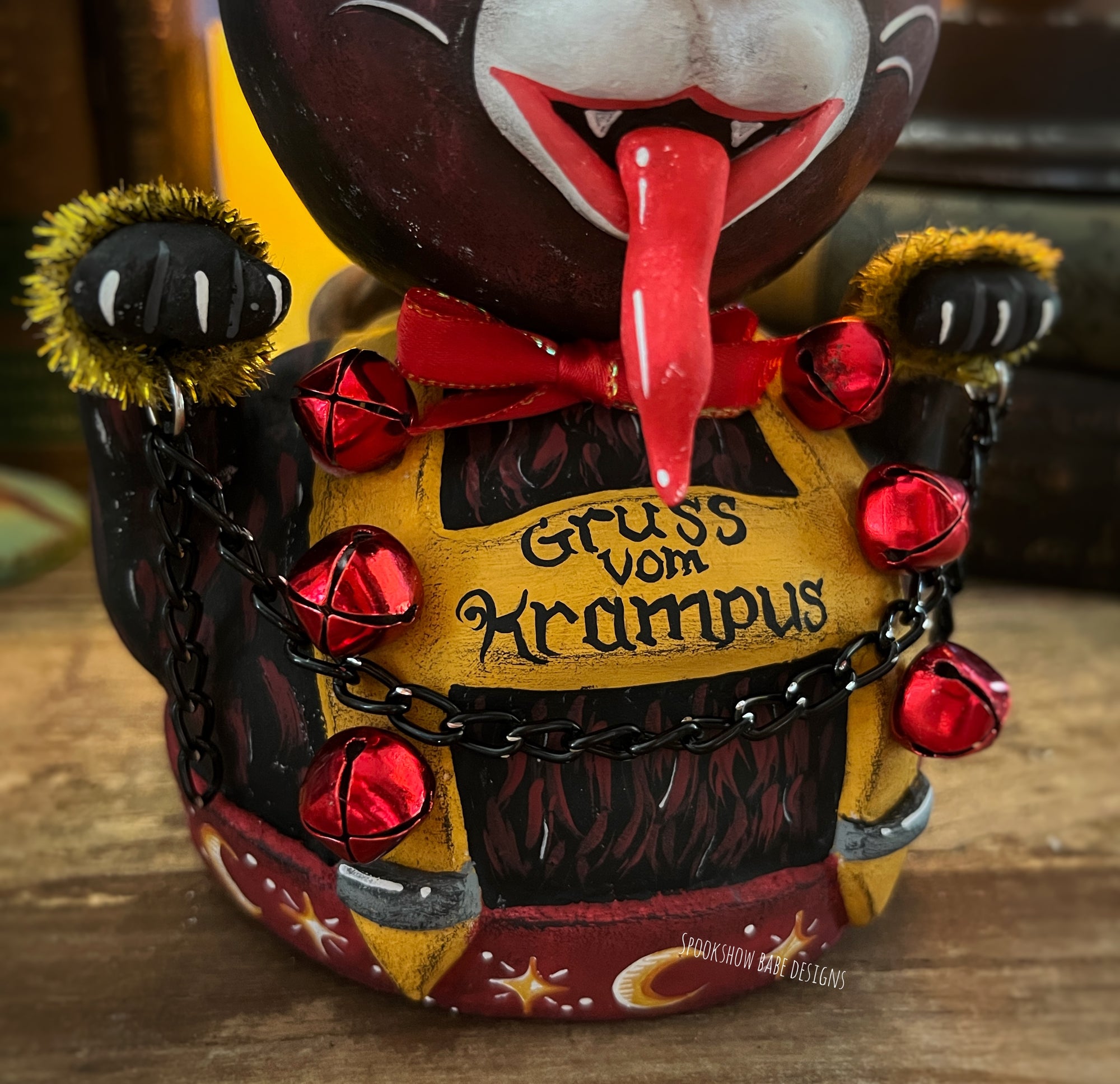 Krampus Kitty Bust