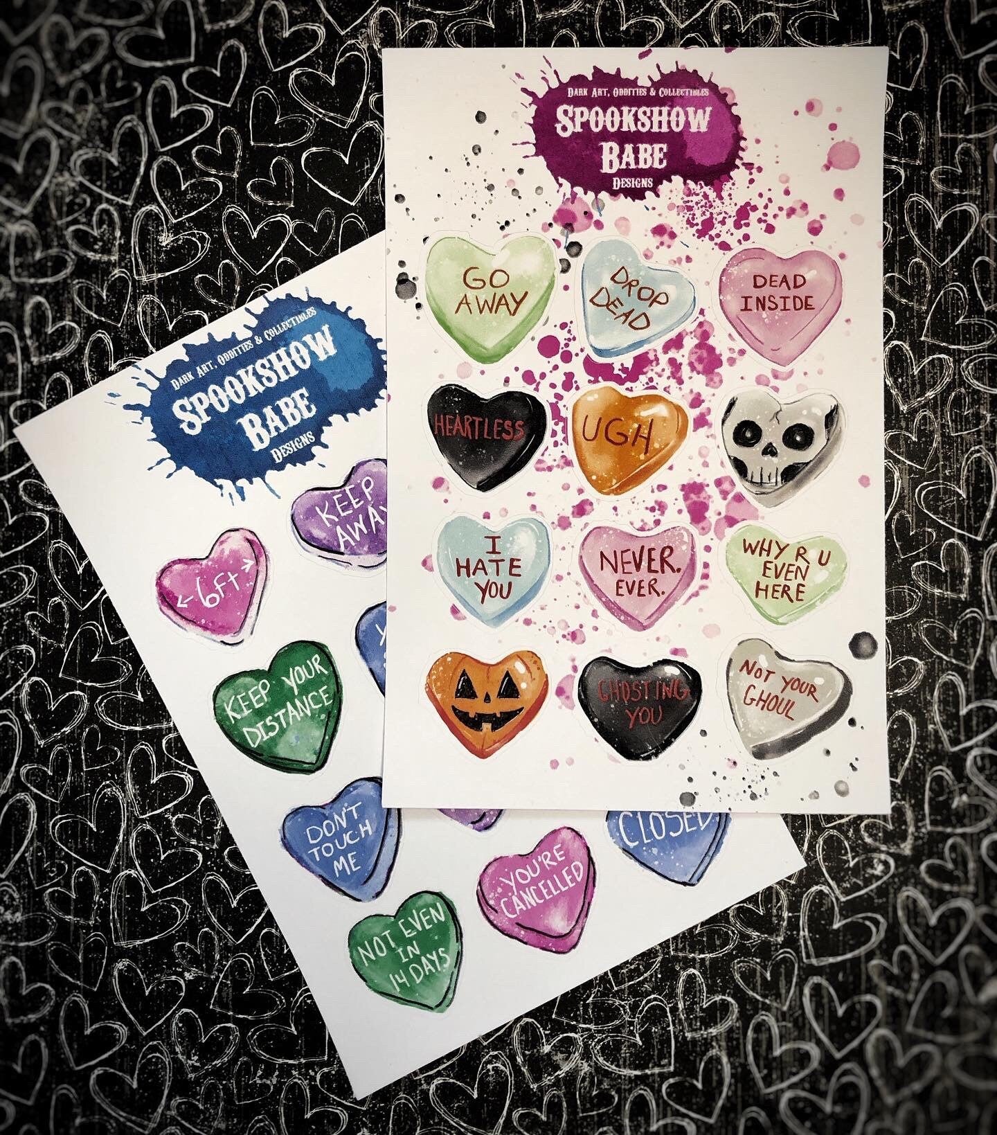 Anti-Valentines Day Sticker Sheet