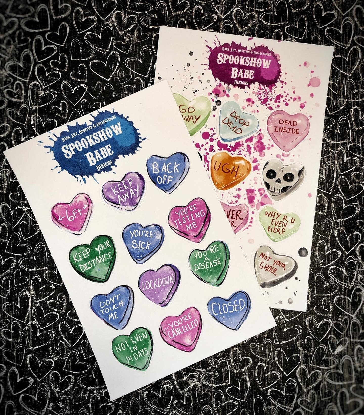 Anti-Valentines Day Sticker Sheet