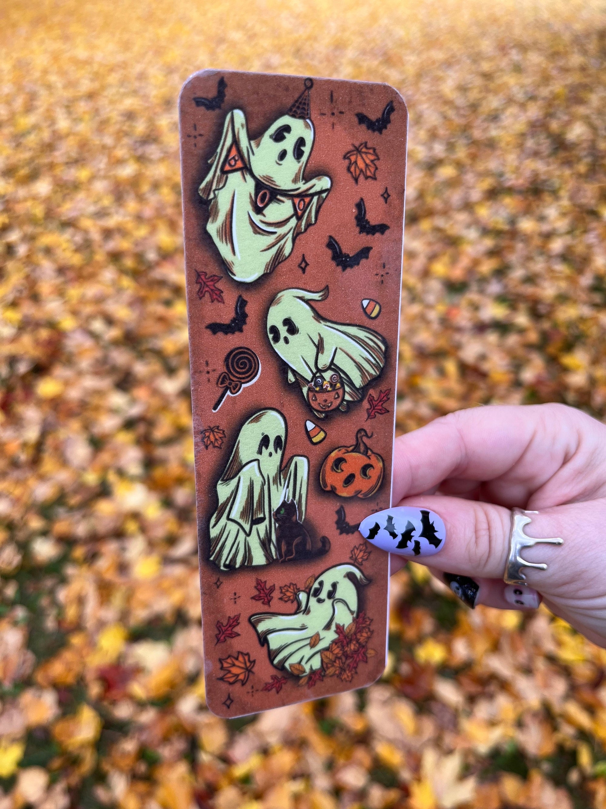 Halloween Ghosts Bookmark