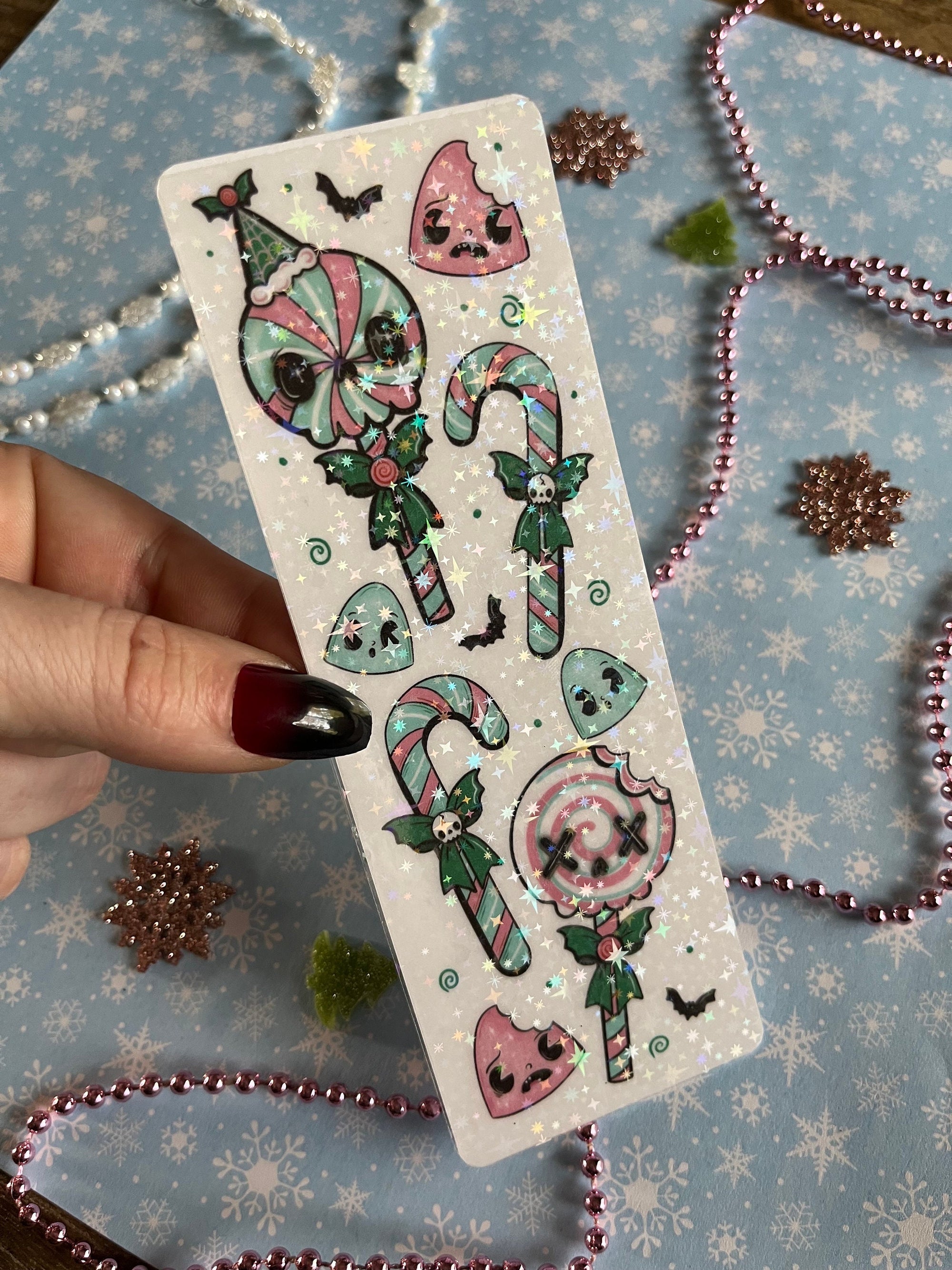 Pastel Creepmas Candy Bookmark