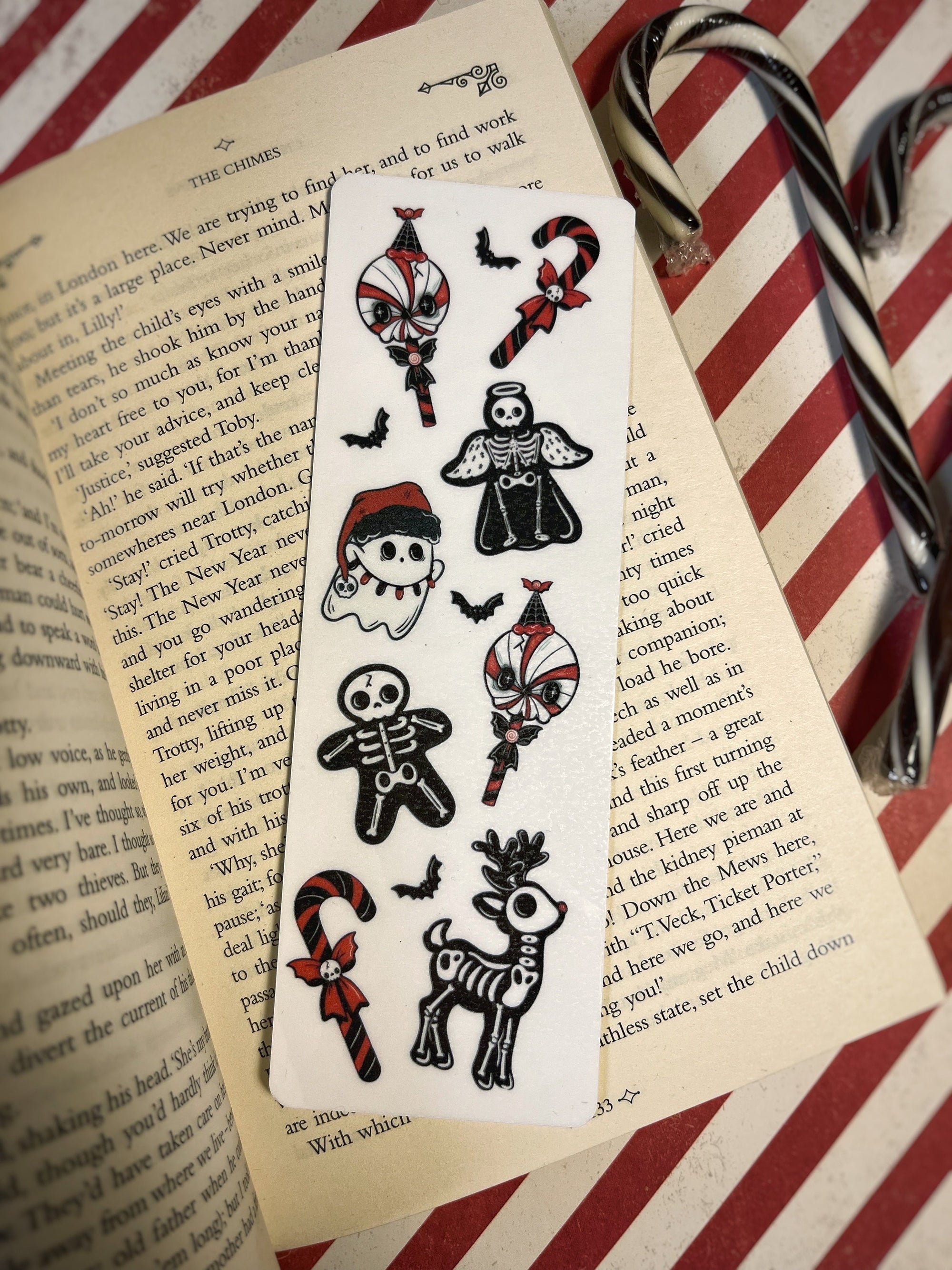 Gothic Christmas Bookmark