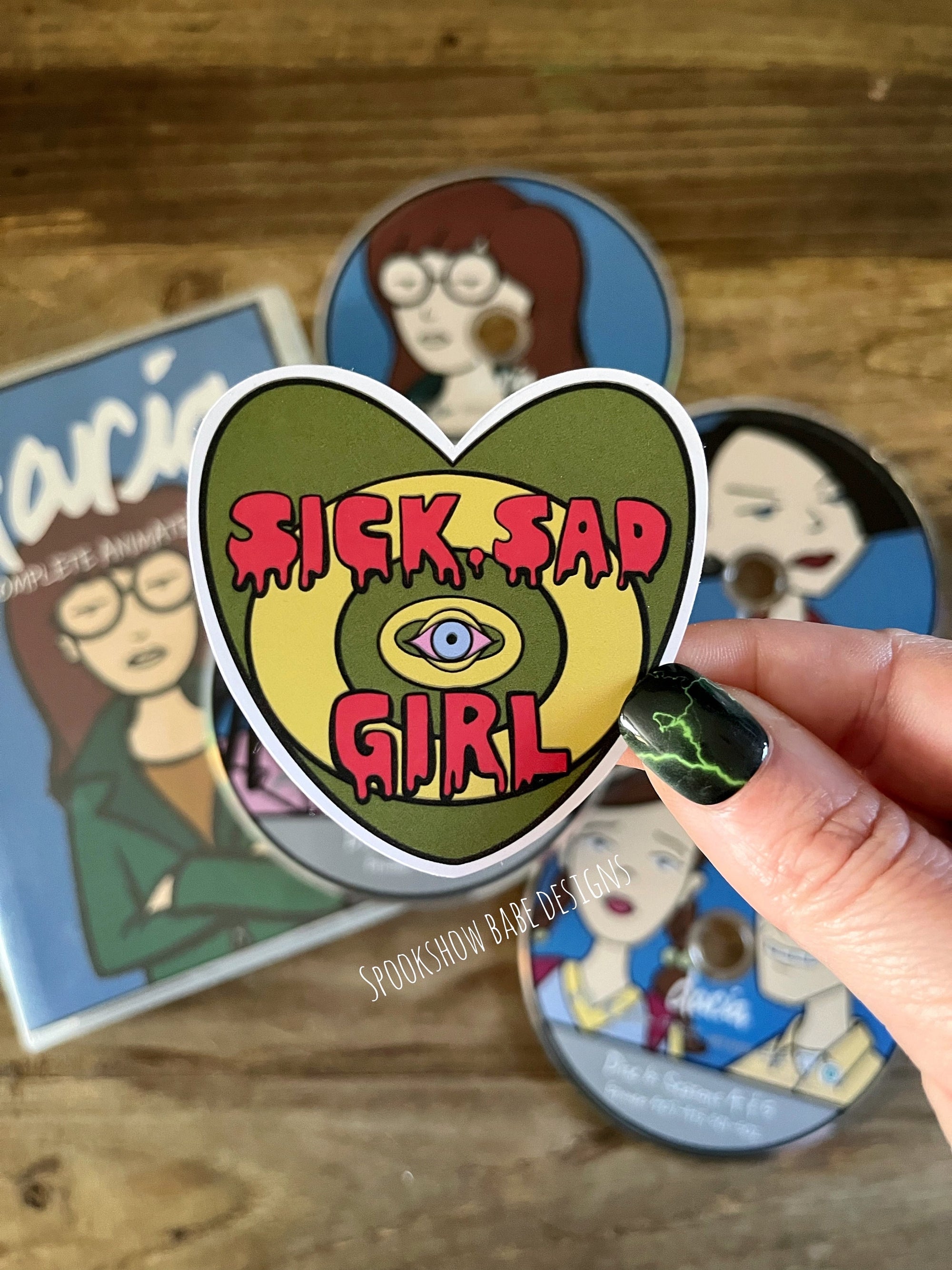 Sick, Sad Girl Sticker