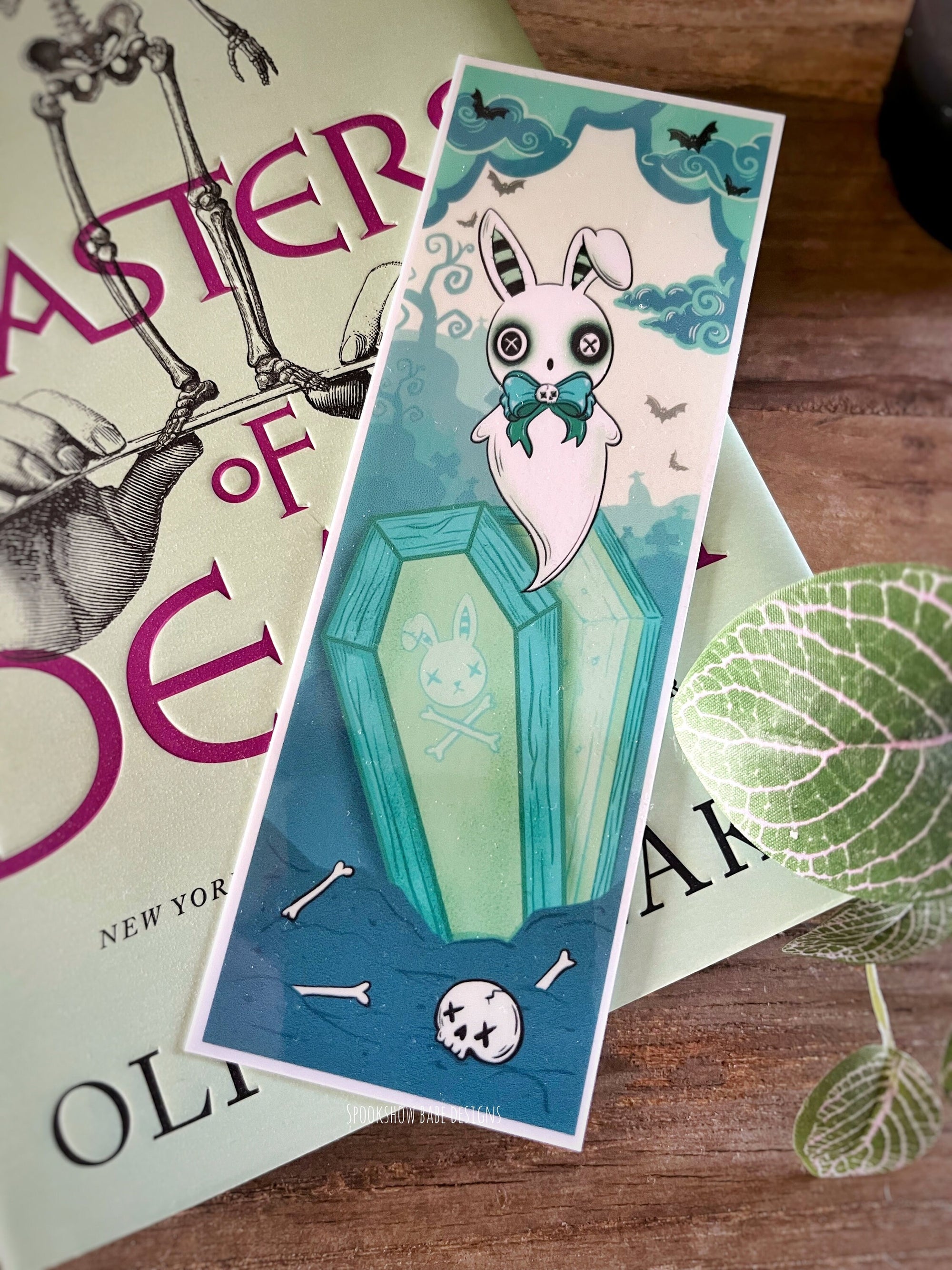 Pastel Gothic Bunny Bookmark