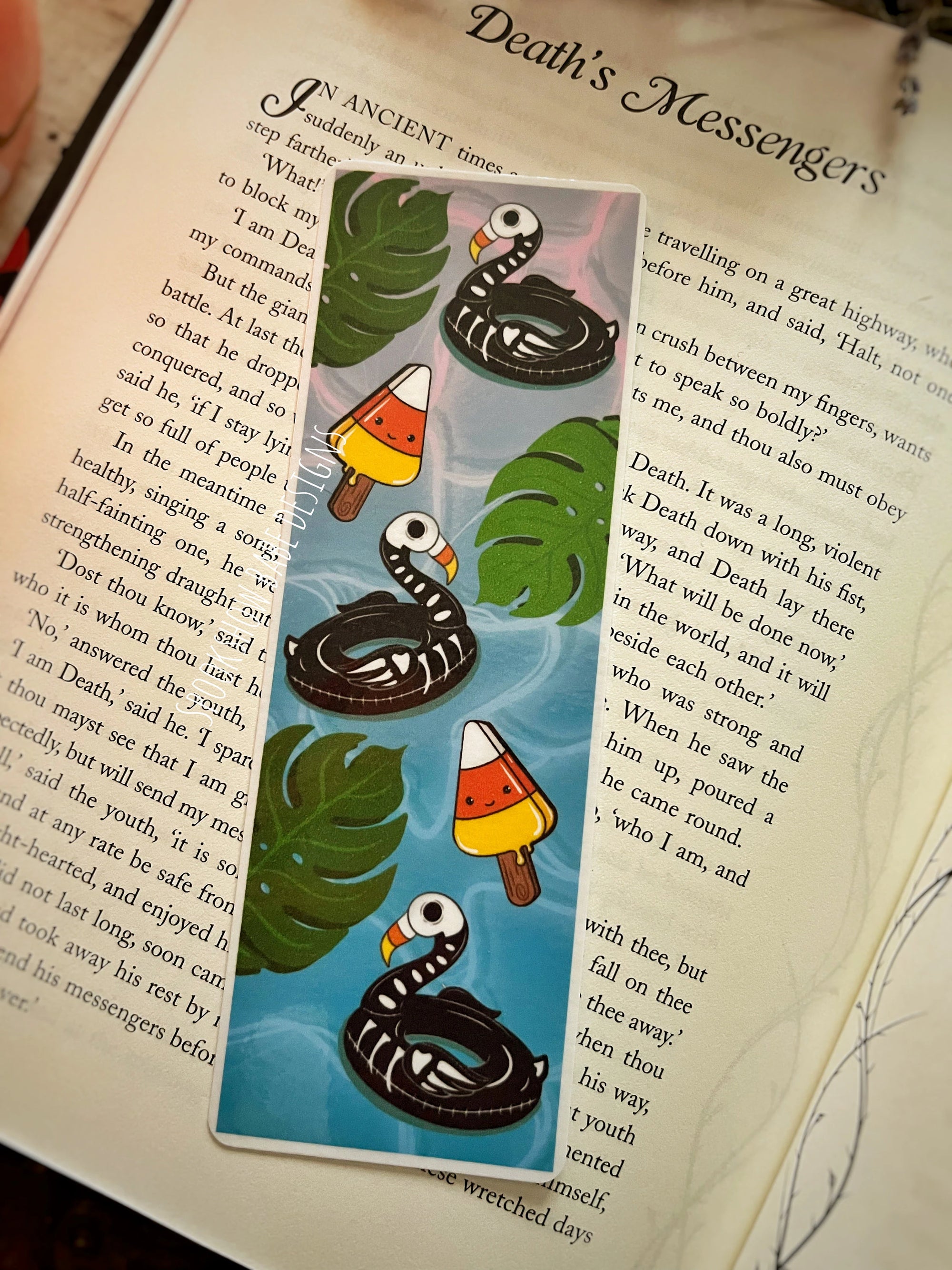 Spooky Pool Party Bookmark